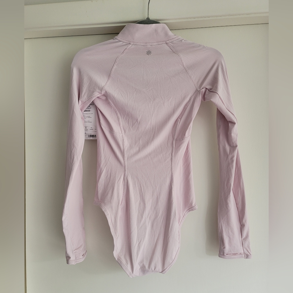 Athleta Endurance Half Zip Bodysuit XS NWT